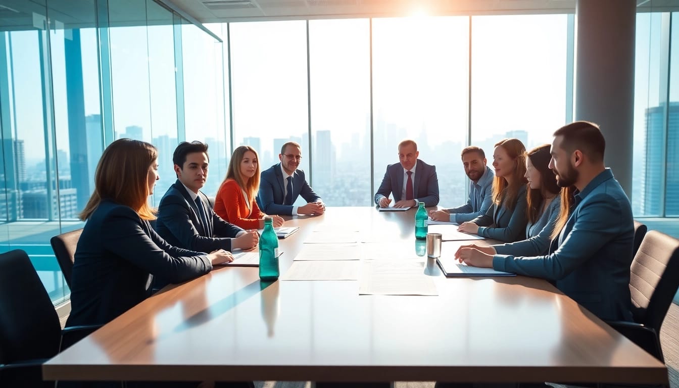 Enhance your Contract Management strategies with expert collaboration in a modern office setting.