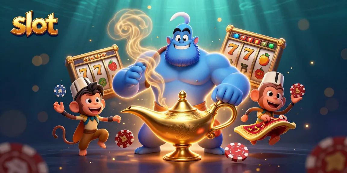 Experience thrilling slot action with dynamic characters and slot reels in a vibrant casino scene.