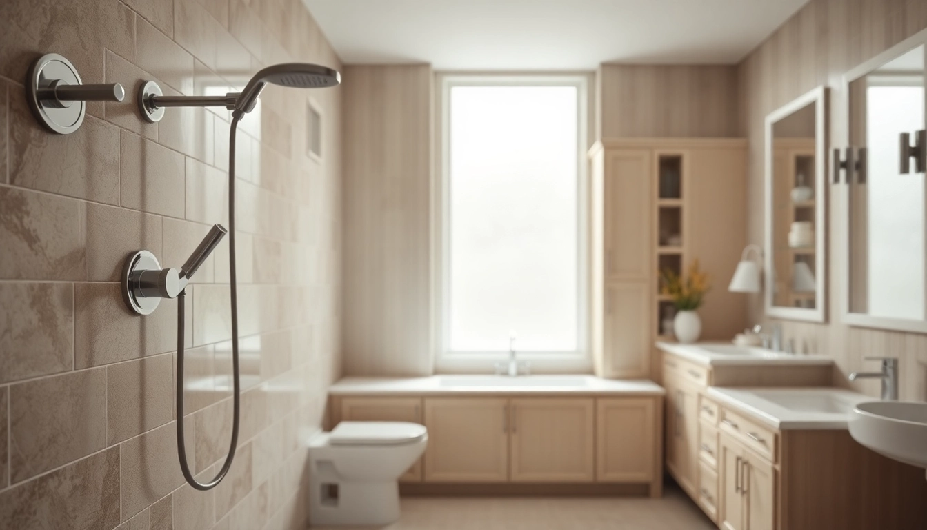 Innovative bathroom remodelling showcasing modern design elements and serene ambiance.