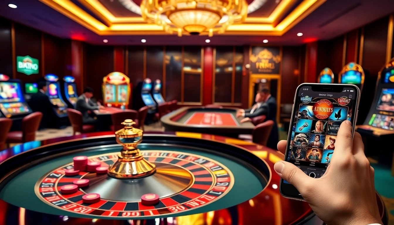 Withdraw funds effortlessly with Rút Tiền 888new at an upscale casino setting.