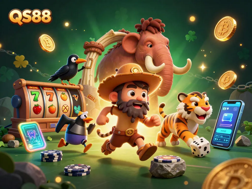Join QS88 for a thrilling prehistoric casino adventure with unique games and vibrant graphics.