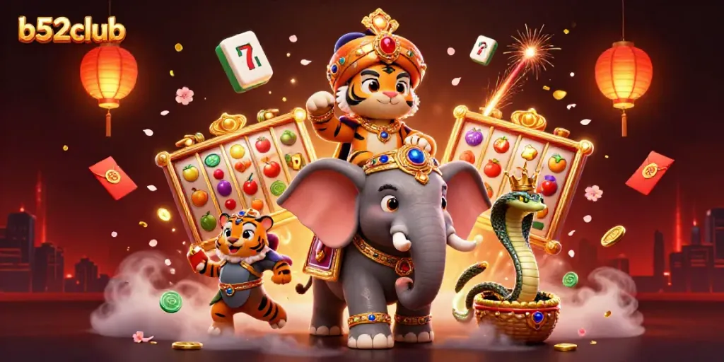 Bets fly high in the vibrant 3D world of b52club with lucky 7s and spinning slot reels