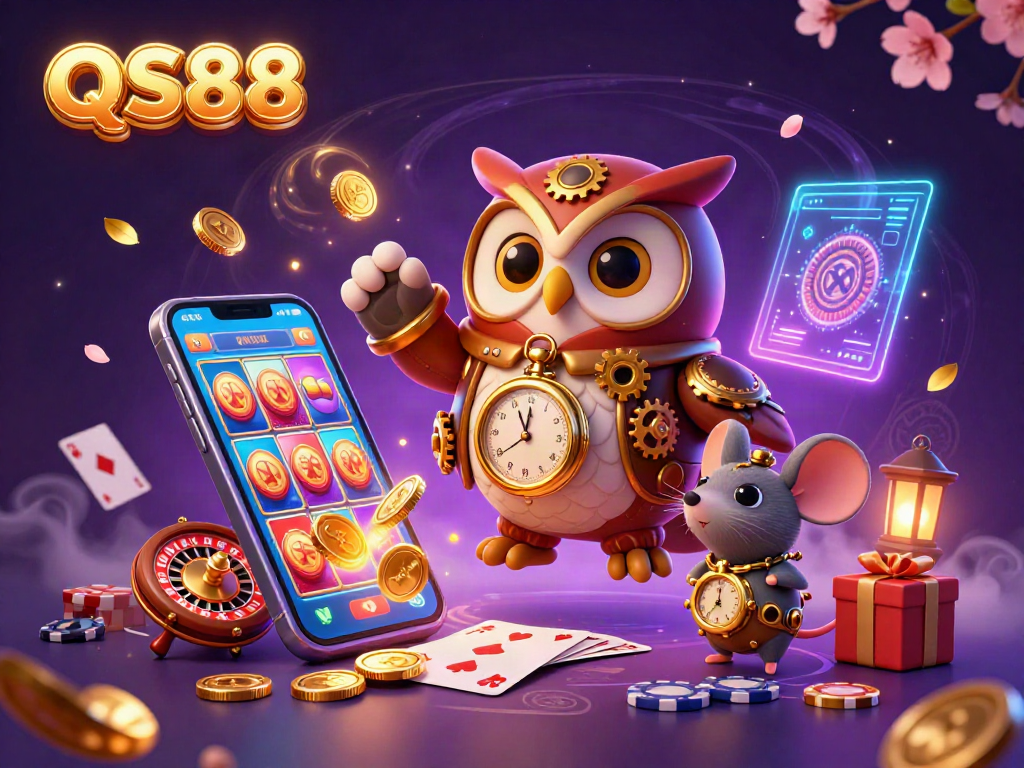 Spin the reels and win big at QS88 with engaging slot games and vibrant casino elements.