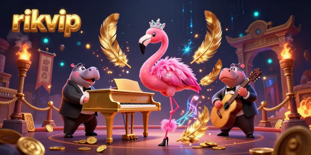 Engage in thrilling gameplay while exploring rikvip’s lively casino atmosphere with unique characters.
